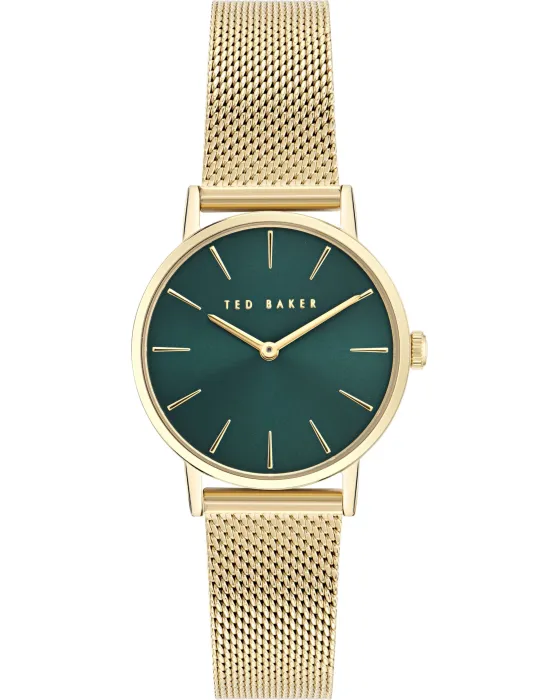 Female watch Ted Baker Staciie BKPSTF411, Green dial, Bracelet in Stainless Steel