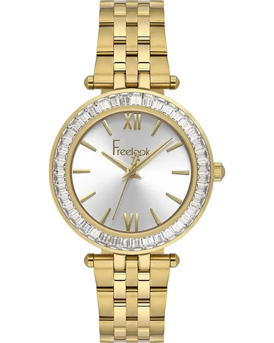 Female watch Freelook Charmant Crystals FL.1.10495-3, Silver dial, Bracelet in Stainless Steel