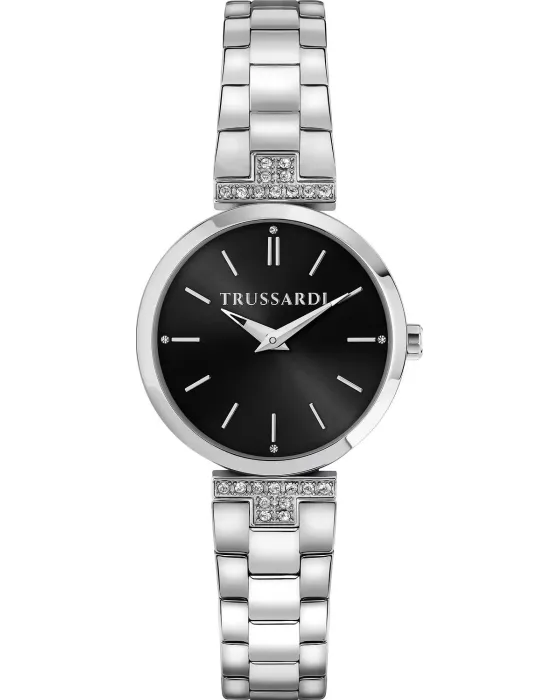 Female watch Trussardi Loud R2453164503, Black dial, Bracelet in Stainless Steel