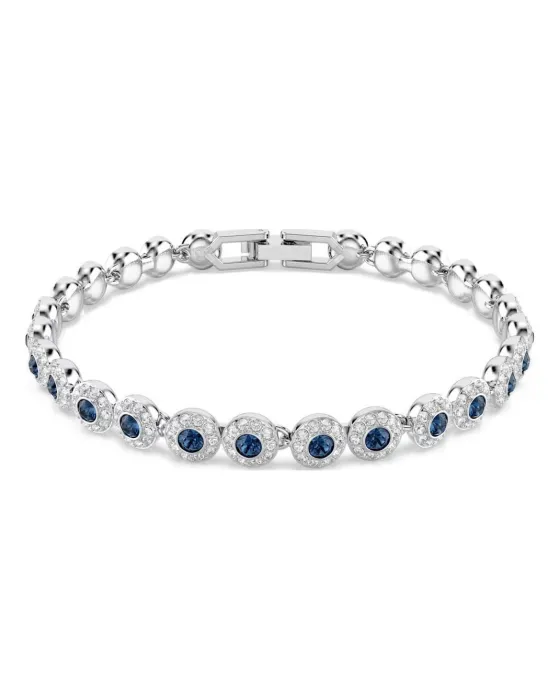 Βραχιόλι Swarovski Una Angelic 5733401, Επιροδιωμένο, Ασημί / Μπλε