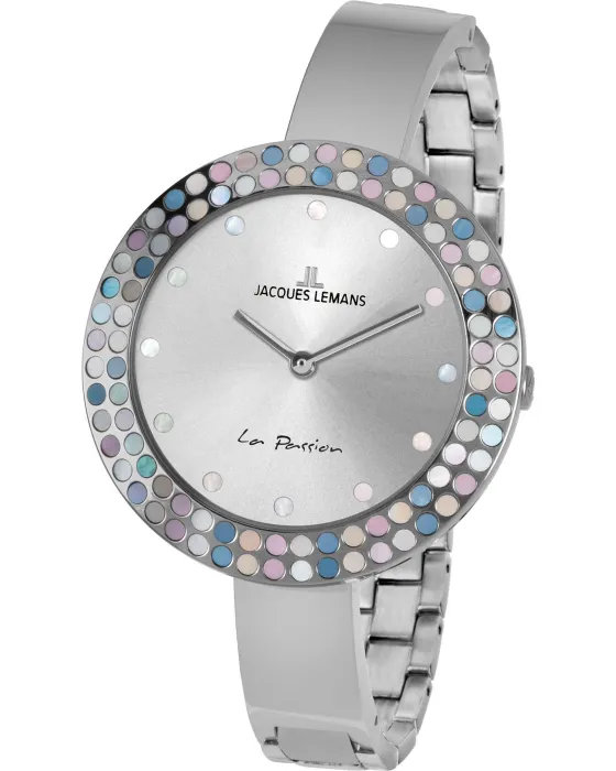 Women's watch Jacques Lemans La Passion 1-2063A, Silver dial, Bracelet in Stainless Steel