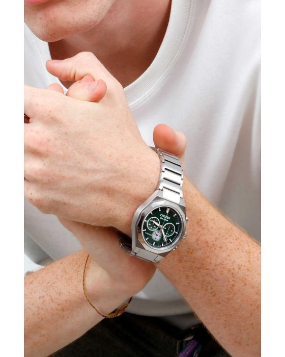 Citizen Super Titanium Zenshin Senkei Eco-Drive Chronograph CA4691-59X - 