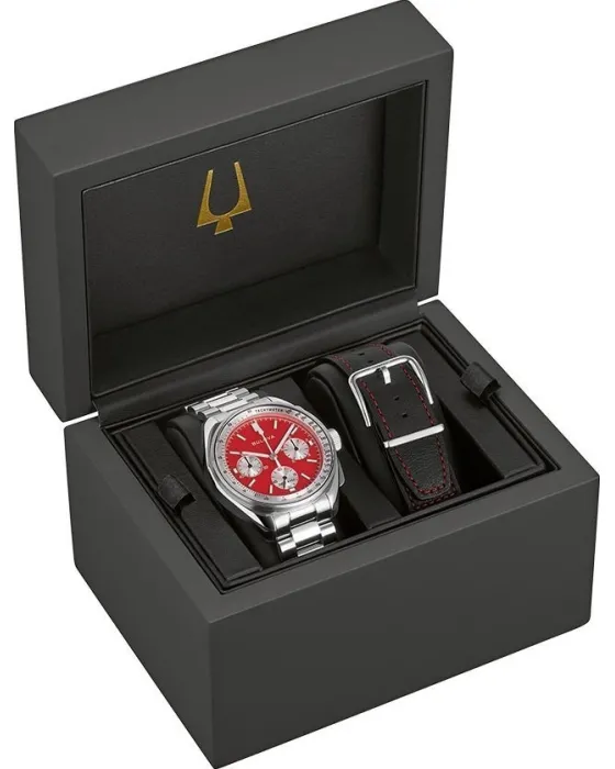 Bulova Lunar Pilot Chronograph Box Set 96K115 - 