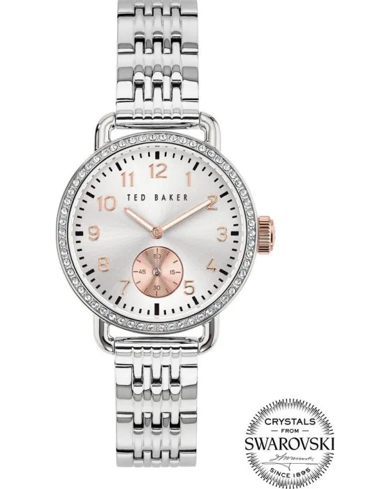 Women's watch Ted Baker Hannahh BKPHHS002, Silver dial, Bracelet in Stainless Steel