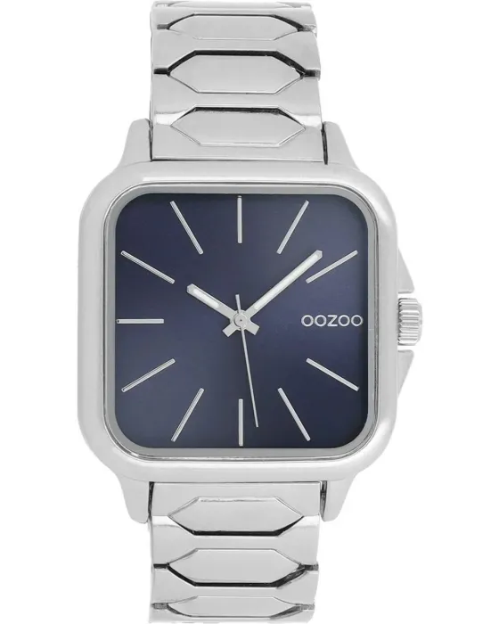 Ανδρικό / Γυναικείο ρολόι Oozoo Timepieces C11601, Μπλε καντράν, Μπρασελέ από Ανοξείδωτο ατσάλι