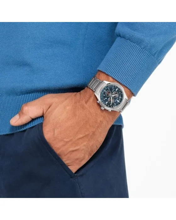 Citizen Eco-Drive Titanium Chronograph AT2530-85L - 