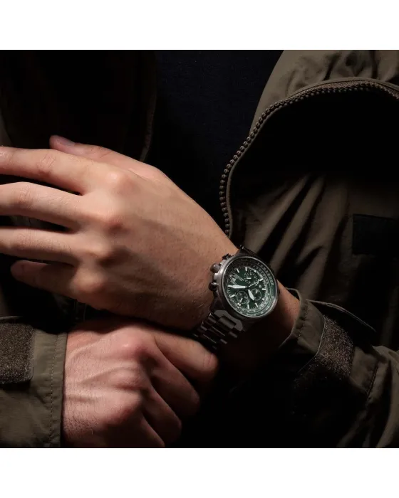 Citizen Promaster Sky Eco-Drive Radio Controlled Chronograph AT8304-57W - 