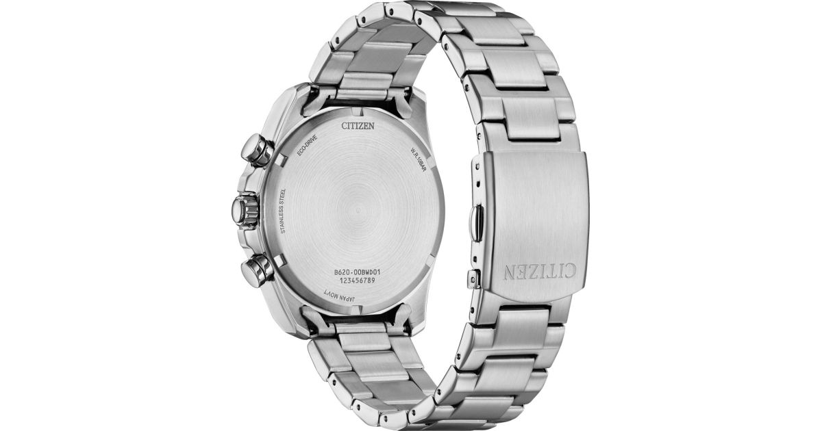 Citizen Orologio Uomo CA4640-50X – Cronografo Eco-Drive Con Quadrante Verde, Bracciale In Acciaio, Impermeabile 10 ATM, Riserva 9 Mesi