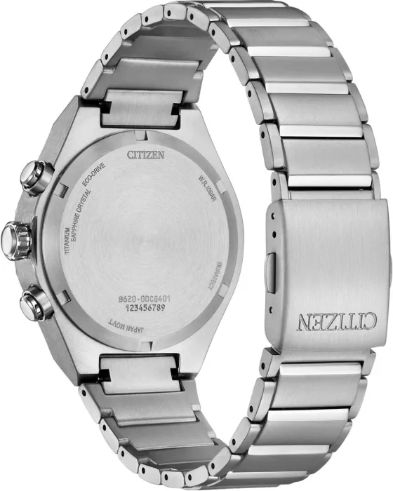 Citizen Super Titanium Zenshin Senkei Eco-Drive Chronograph CA4690-51E - 