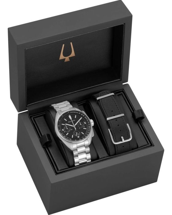 Bulova Lunar Pilot Chronograph Box Set 96K111 - 