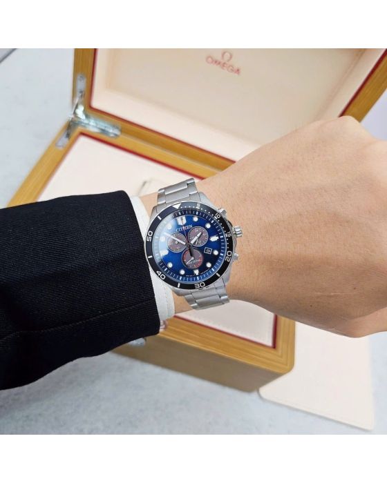 Citizen Sporty-Aqua Eco-Drive Chronograph AT2560-84L - 