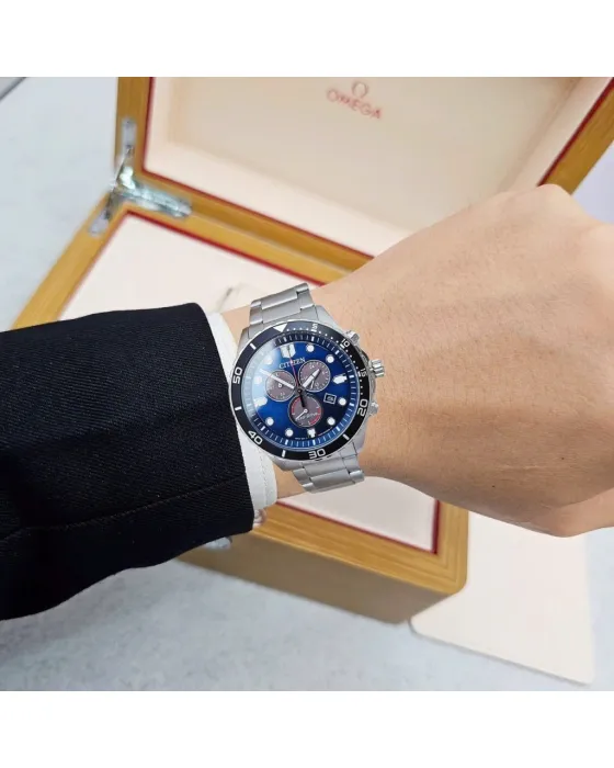Citizen Sporty-Aqua Eco-Drive Chronograph AT2560-84L - 