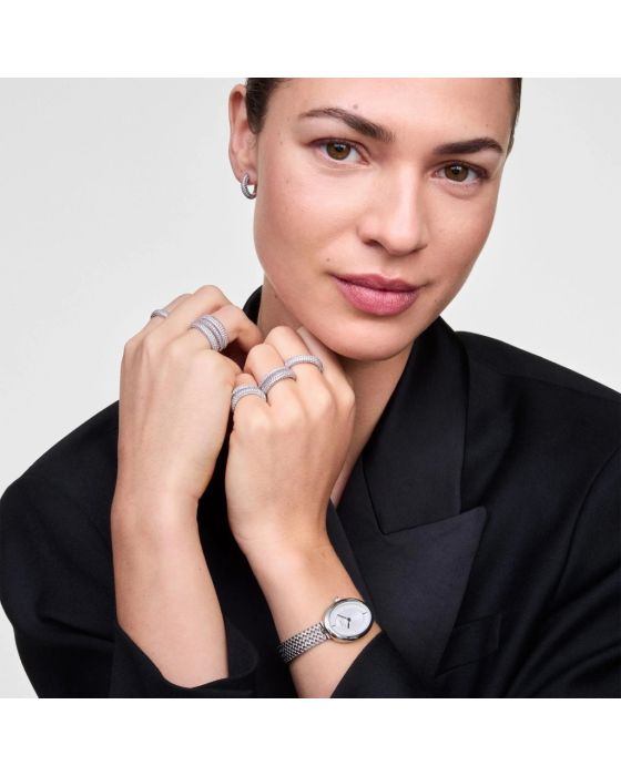 Daniel Wellington Juliette Braided Mesh White Sunray DW00100884 - 