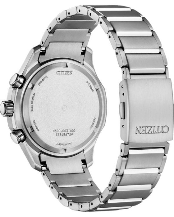 Citizen Eco-Drive Titanium Chronograph AT2530-85A - 