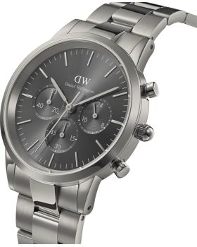 Daniel Wellington Iconic Link Graphite Chronograph DW00100643 - 