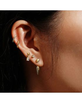 Σκουλαρίκια Ania Haie E067-04G - 