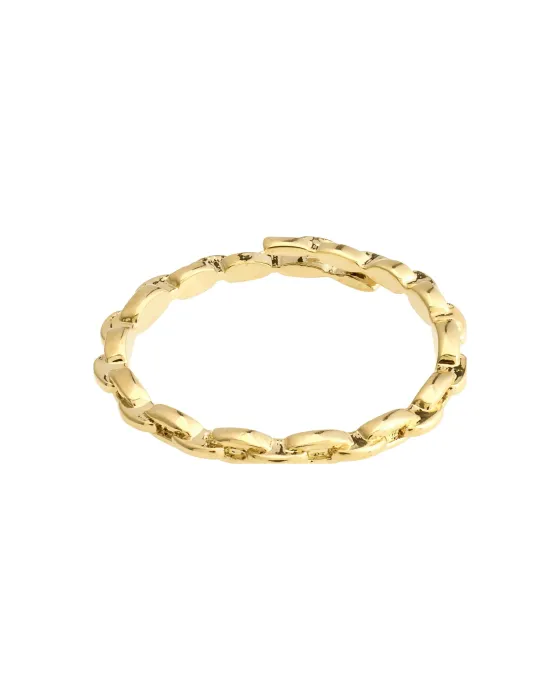 Rings Δαχτυλίδι Pilgrim Ρυθμιζόμενο Lulu 632312074, Brass, Gold