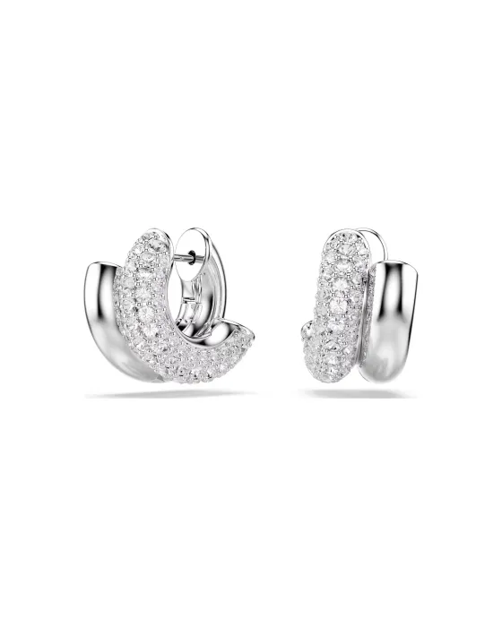 Σκουλαρίκια Swarovski Dextera 5738197, Επιροδιωμένο / Κρύσταλλα, Ασημί