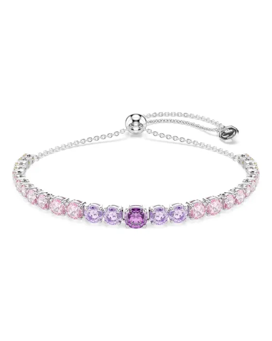 Swarovski Matrix Bracelet 5751197, Rhodium Plated / Zircon, Multicolour