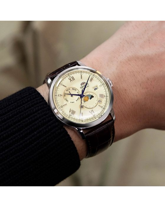 Orient Bambino Automatic Sun & Moon RA-AK0803Y30B - 