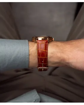 Orient Bambino Automatic Sun & Moon RA-AK0801S30B, όψη 4