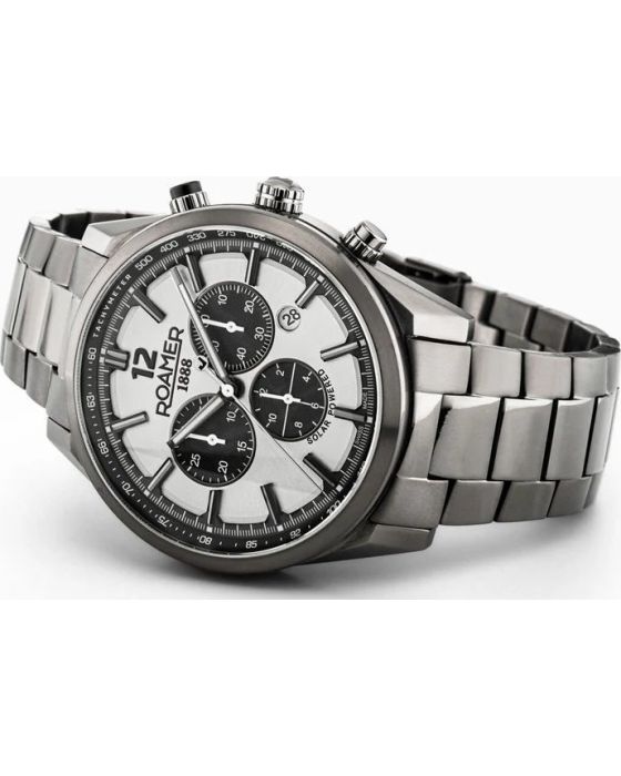 Roamer Helios Power Solar Titanium Chronograph 973981-44-15-20 - 