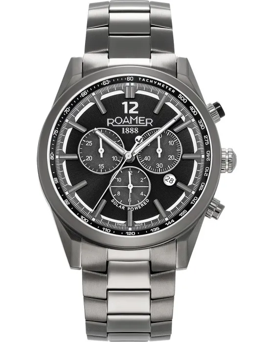 Roamer Helios Power Solar Titanium Chronograph 973981-44-85-20