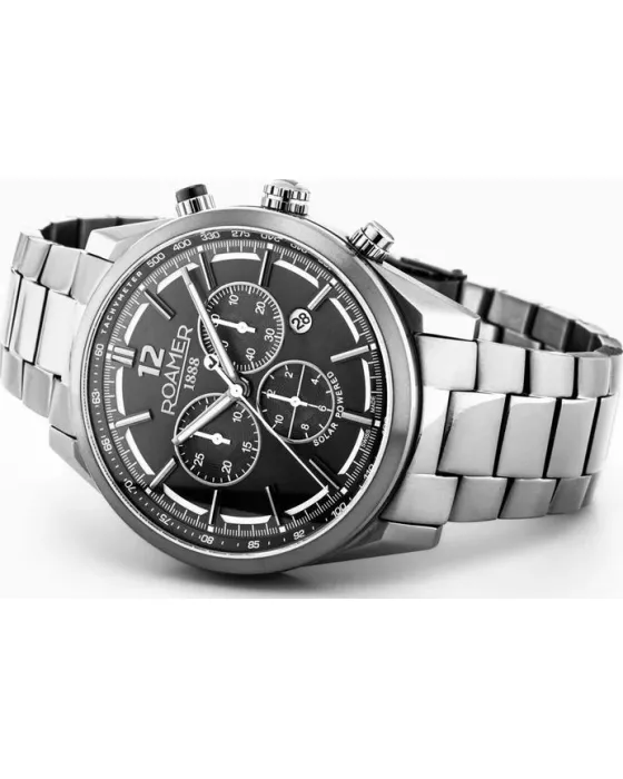 Roamer Helios Power Solar Titanium Chronograph 973981-44-85-20 - 