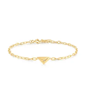 Βραχιόλι Ania Haie Triangle Kiss Pearl B059-01G