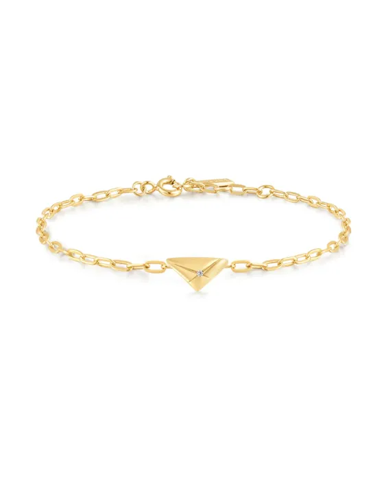 Βραχιόλι Ania Haie Triangle Kiss Pearl B059-01G