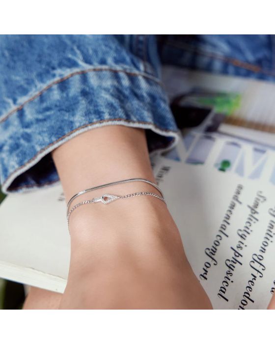 Βραχιόλι Ania Haie Geometric Cubic Zirconia B059-02H - 