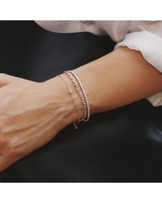 Βραχιόλι Ania Haie Sparkle Bezel B062-01H - 