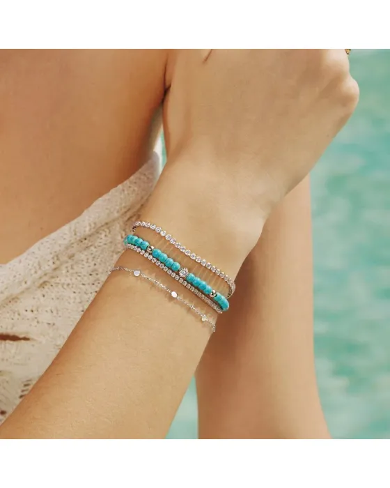 Βραχιόλι Ania Haie Lab Created Turquoise B063-04H - 