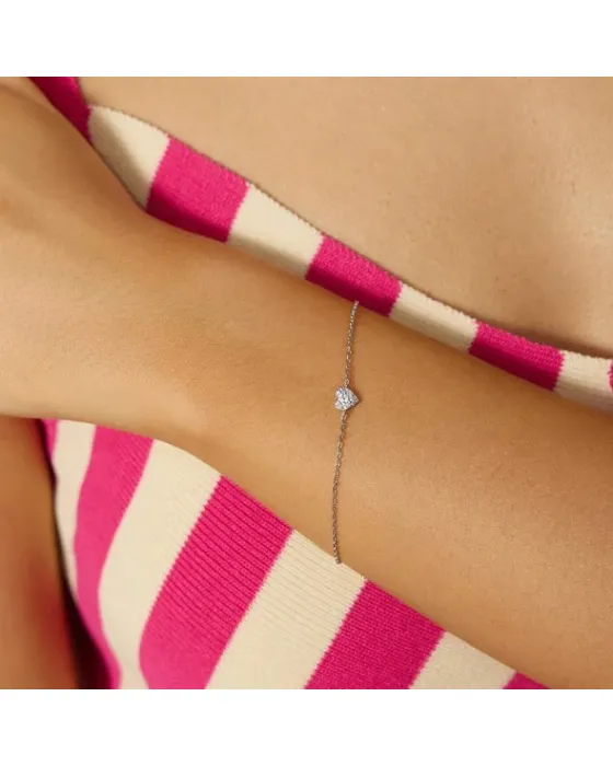 Βραχιόλι Ania Haie Sweetheart Pavé B064-01H - 