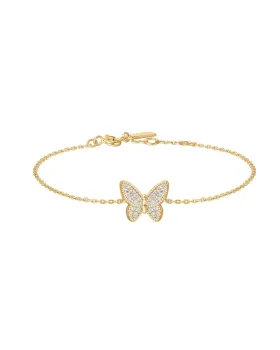 Βραχιόλι Ania Haie Butterfly Pavé B064-02G