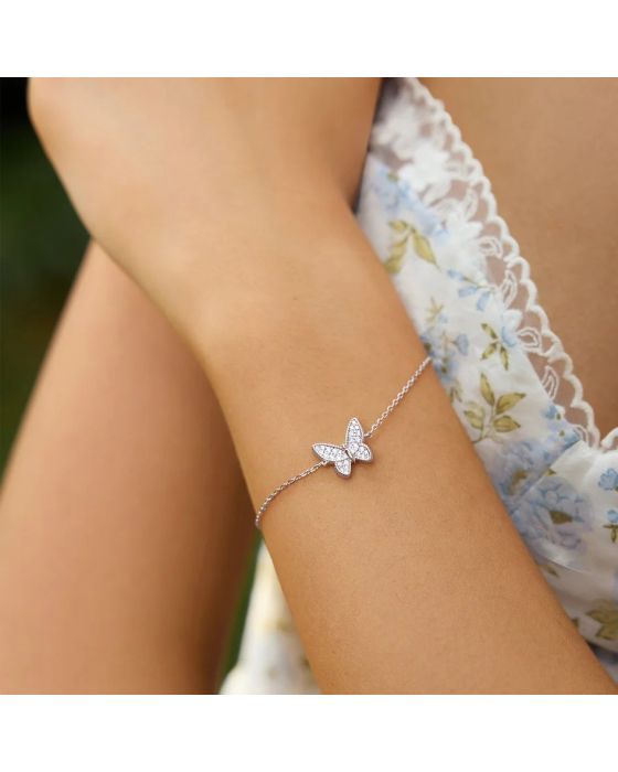 Βραχιόλι Ania Haie Butterfly Pavé B064-02H - 