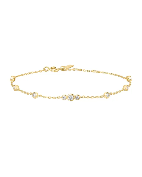 Βραχιόλι Ania Haie Sparkling Bezel Cubic Zirconia Station B065-03G