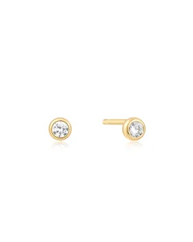 Σκουλαρίκια Ania Haie Solitaire Cubic Zirconia Studs E059-03G