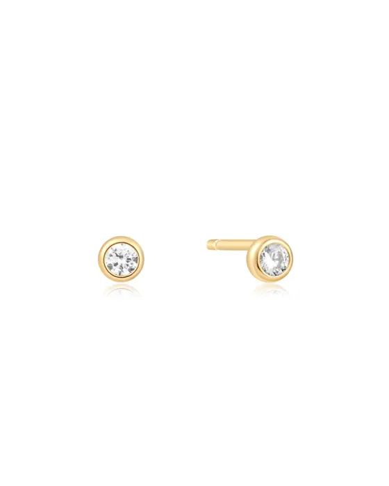 Σκουλαρίκια Ania Haie Solitaire Cubic Zirconia Studs E059-03G