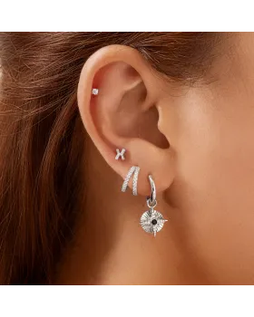 Σκουλαρίκια Ania Haie Astrolabe Charm Huggies E059-20H - 