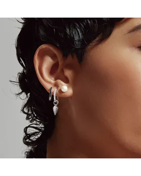 Σκουλαρίκια Ania Haie Cubic Ziconia Huggies E060-01H - 