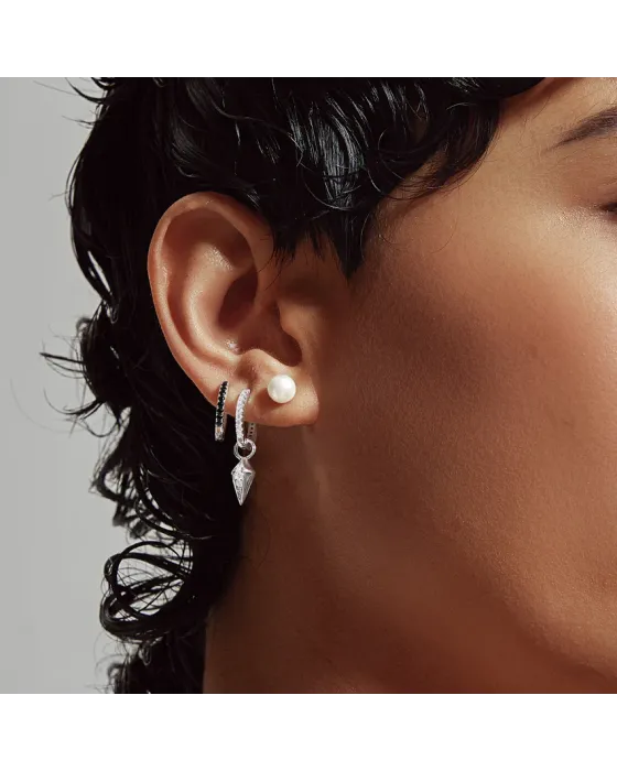 Σκουλαρίκια Ania Haie Cubic Ziconia Huggies E060-01H - 