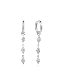 Σκουλαρίκια Ania Haie Pavé Sparkle Drop Huggies E061-15H