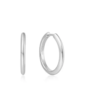 Σκουλαρίκια Ania Haie Flat Tube Medium Hoop Earrings E062-03H