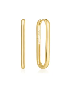 Σκουλαρίκια Ania Haie Tube Oversized U Hoop Earrings E062-07G