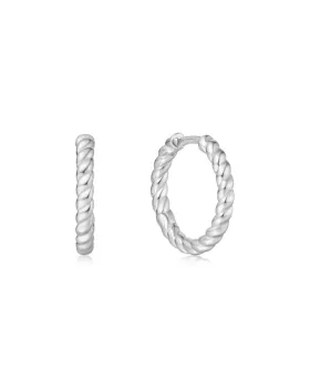 Σκουλαρίκια Ania Haie Texture Medium Huggie Hoop Earrings E063-05H