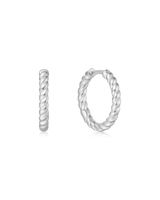 Σκουλαρίκια Ania Haie Texture Medium Huggie Hoop Earrings E063-05H