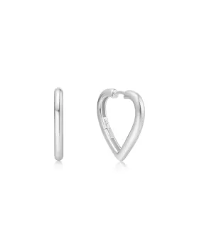 Σκουλαρίκια Ania Haie Medium Heart Hoop Earrings E064-03H
