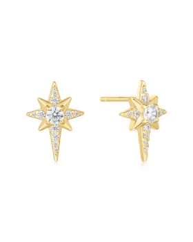 Σκουλαρίκια Ania Haie Eight-Pointed Star Stud Earrings E065-02G