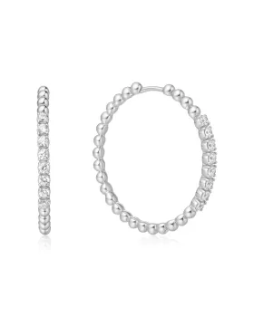 Σκουλαρίκια Ania Haie Large Claw Sphere Beaded Hoop Earrings E065-05H